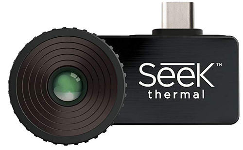 Seek Thermal Compact XR Imager USB-C for Android Wärmebildkamera [Extra Range with adj. Focus]