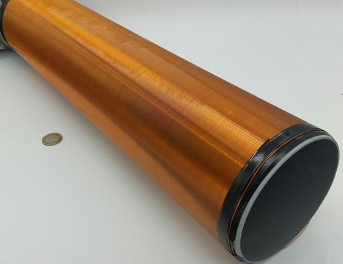 1000 Wdg Tesla Coil Spule - 0,4mm Teslaspule: 60x7,5 cm TC_002_HVSHP 